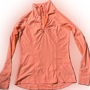 C9 Champion - Highlighter orange Long Sleeve Athletic Top - SMALL